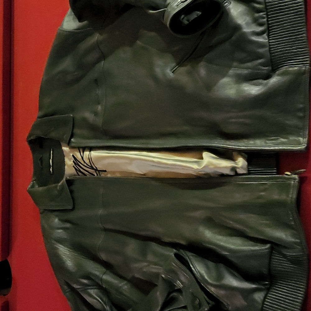 Leather jacket